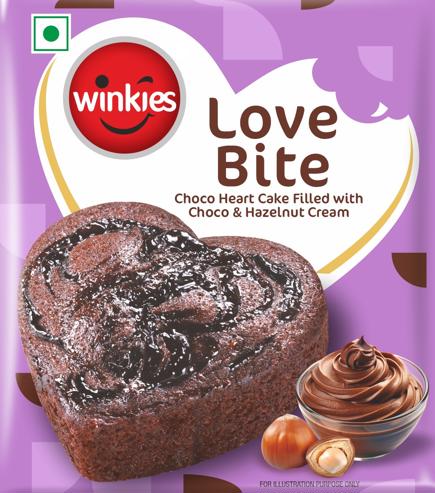 Winkies, Love Bite (label) Device mark 6745831 Trademark
