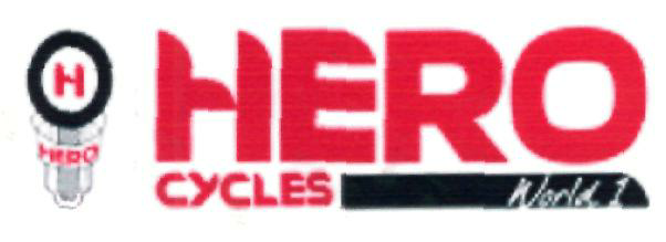 H Hero Cycles (lable) Device mark 2266728 Trademark