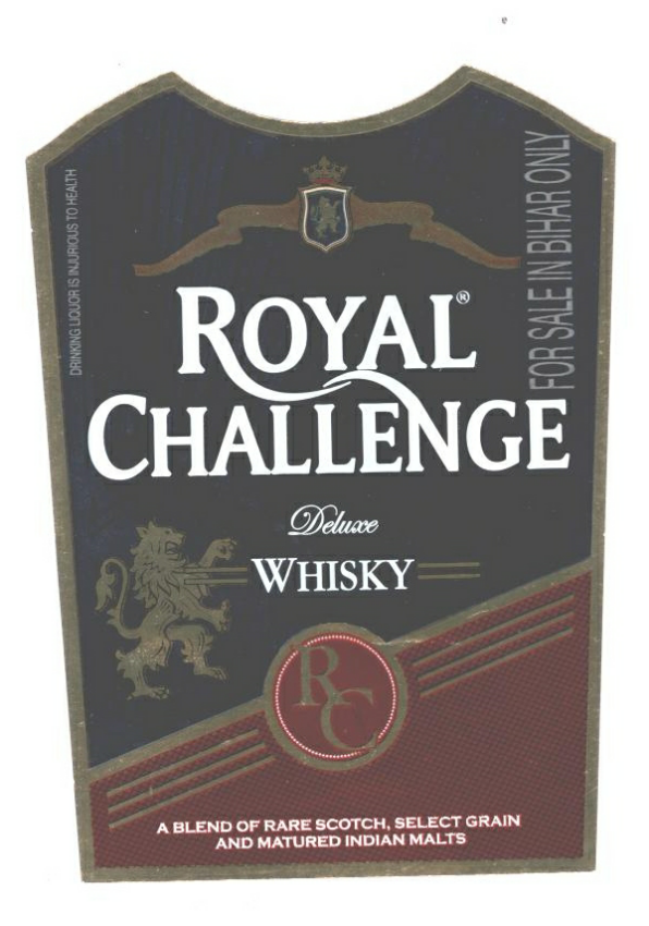 Rc Royal Challenge Deluxe Whisky Device mark 2313088 Trademark