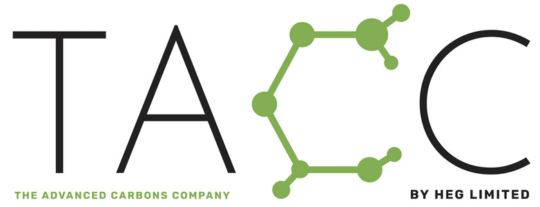 Tacc- The Advanced Carbons Company By Heg Limited Device mark 6770876 Trademark