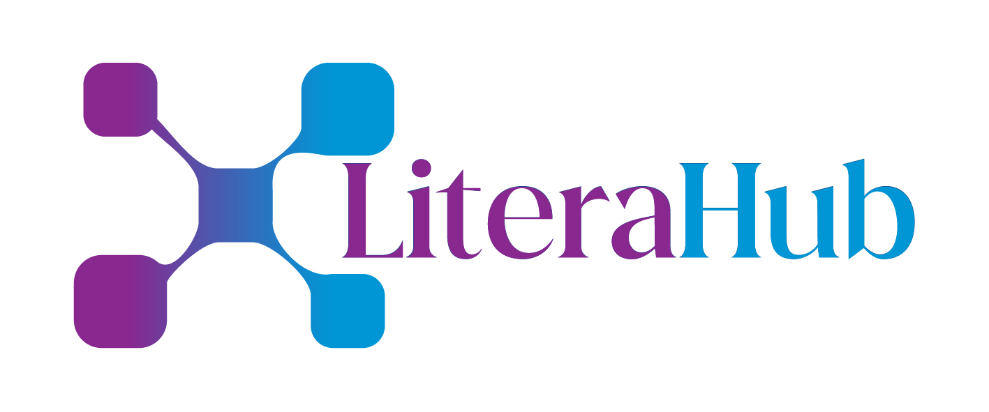Literahub (with Device Of Geometrical Figure) Device mark 6773693 Trademark