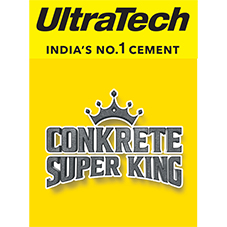 Ultratech Conkrete Super King & Crown Device (logo) Device mark 6782967 Trademark