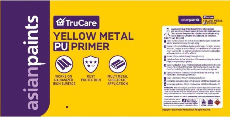 Trucare Yellow Metal Pu Primer Device mark 6806201 Trademark