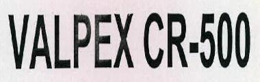Valpex Cr-500 Device mark 2321816 Trademark