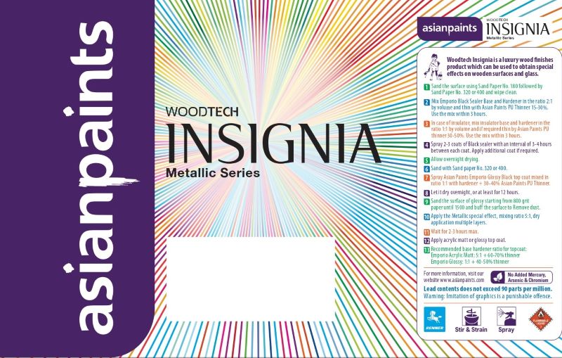 Woodtech Insignia Metallic Series Device mark 6814093 Trademark