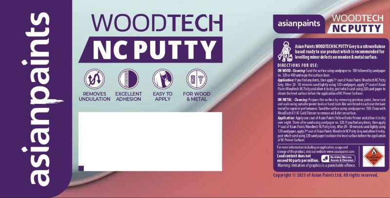 Woodtech Nc Putty Device mark 6814726 Trademark