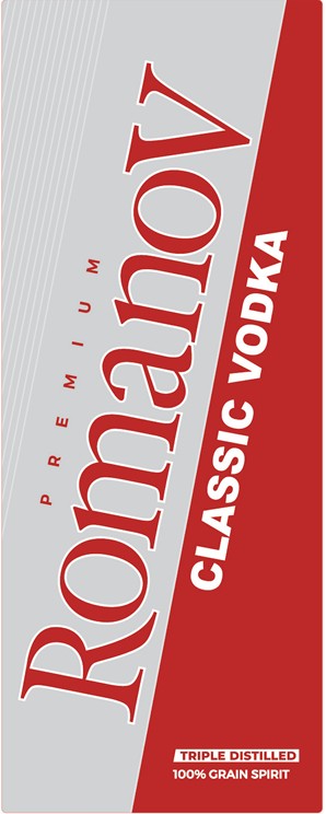 Romanov Classic Vodka Device mark 6815309 Trademark