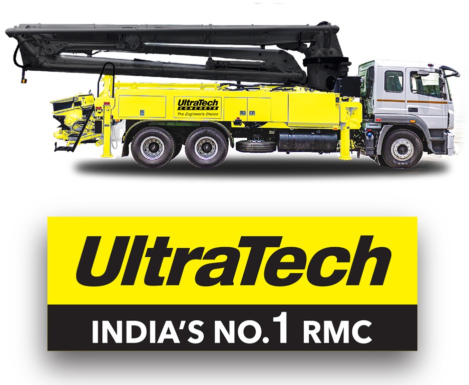 Ultratech - India's No.1 Rmc ( Logo And Device) Device mark 6815985 Trademark
