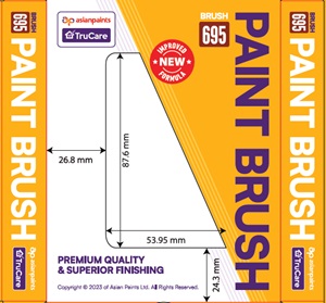 Trucare Paint Brush 695 Device mark 6819469 Trademark