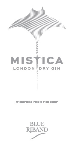 Mistica Blue Riband Label Device mark 6821490 Trademark