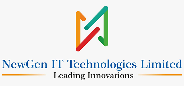 Newgen It Technologies Limited And Device With Tagline. Device mark 6829505 Trademark