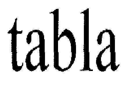 Tabla (logo) Device mark 2268851 Trademark