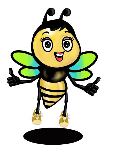 Artistic Label Of Bee Device mark 6856510 Trademark