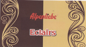 Alpenliebe Eclairs (label) Device mark 2197867 Trademark