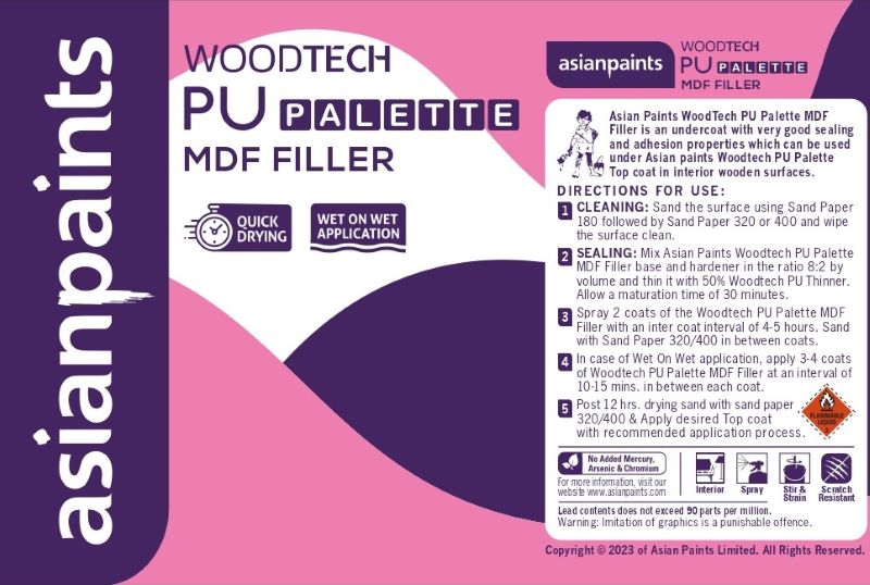 Woodtech Pu Palette Mdf Filler Device mark 6895993 Trademark