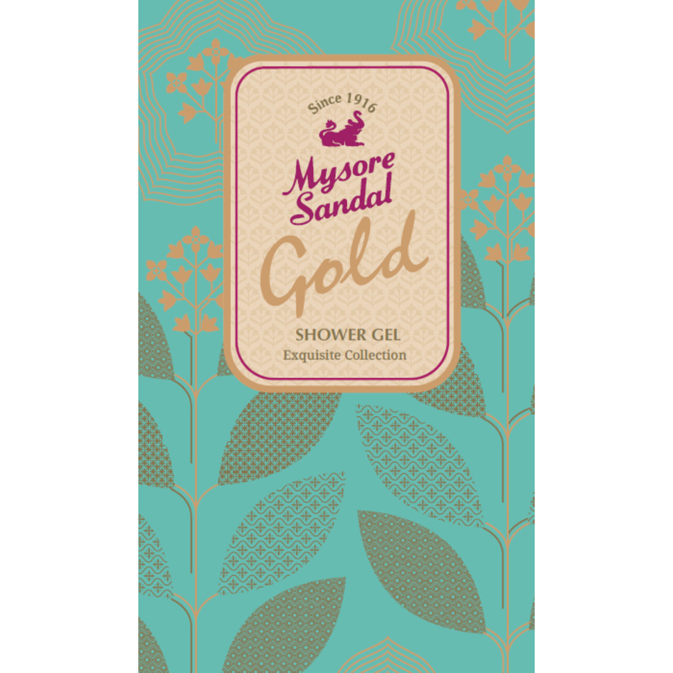 Mysore Sandal Gold Shower Gel Device mark 6912005 Trademark