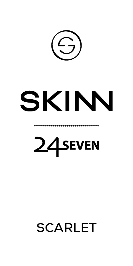 Skinn 24 Seven Scarlet Device mark 6915874 Trademark