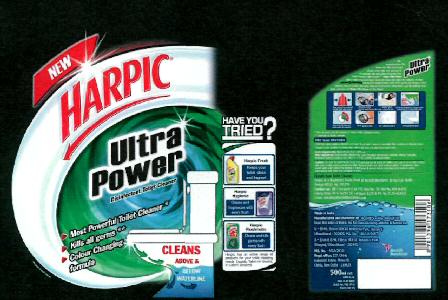 Harpic Ultra Power (label) Device mark 2347663 Trademark