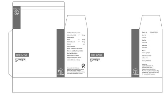 Truenzyme (label) Device mark 6970140 Trademark