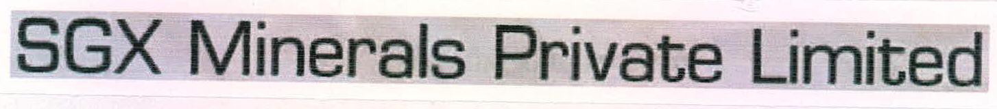 Sgx Minerals Private Limited Device mark 2216103 Trademark