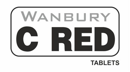 Wanbury C Red Tablets (logo) Device mark 6980056 Trademark