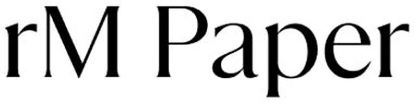 Rm Paper Device mark 6994296 Trademark