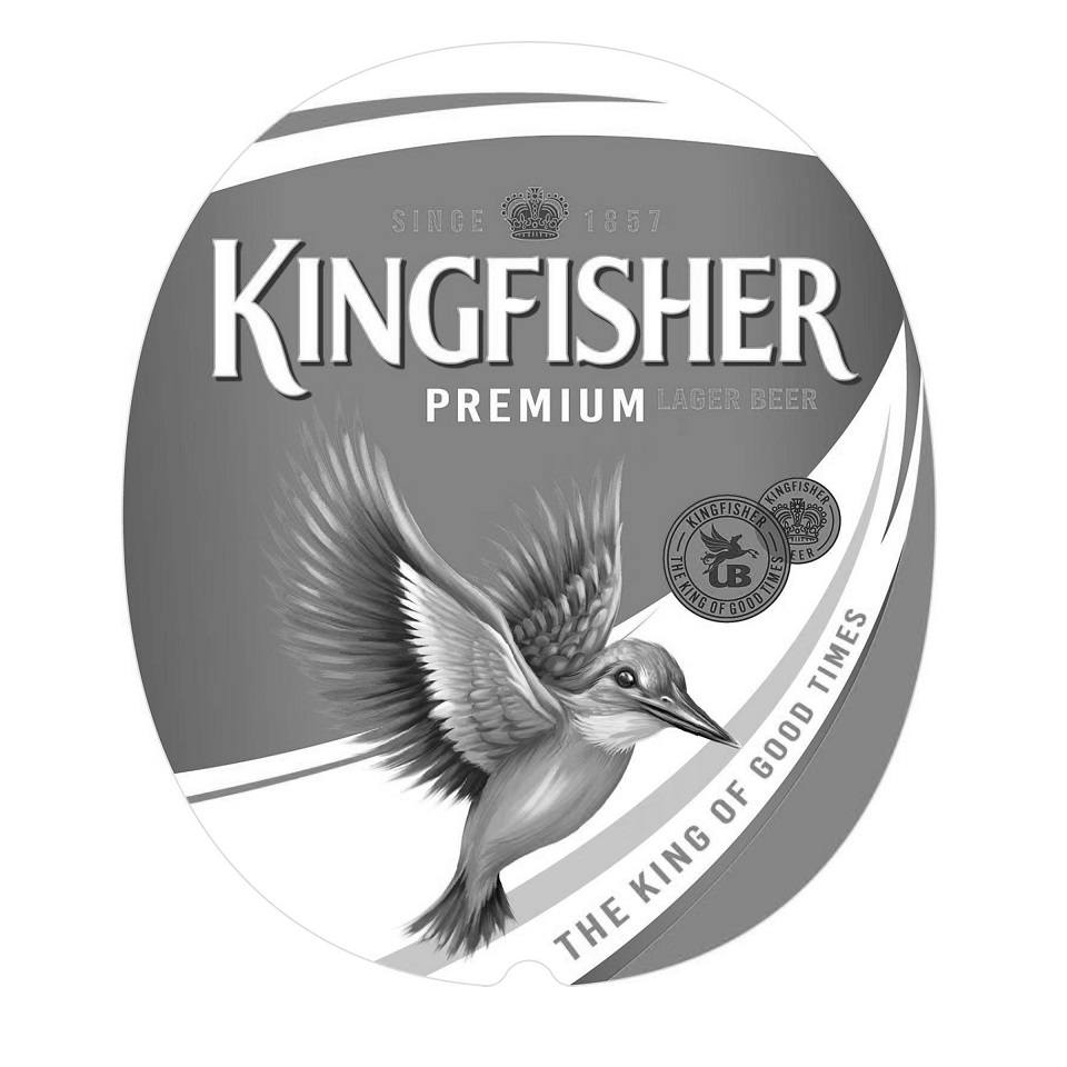 Kingfisher Premium Lager Beer (device) Device mark 7001110 Trademark