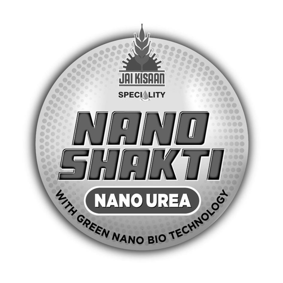 Jai Kisaan Speciality Nano Shakti Nano Urea (device) Device mark 7000962 Trademark