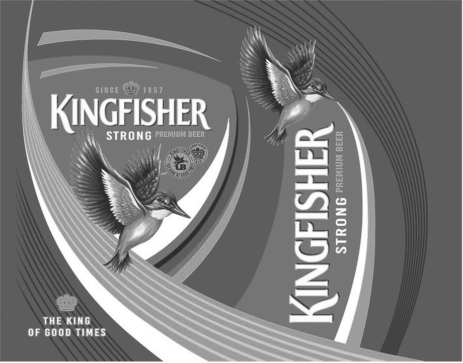 Kingfisher Strong Premium Beer (device) Device mark 7001465 Trademark