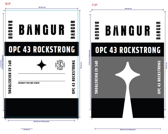 Bangur Rockstrong Opc 43 Device mark 7001844 Trademark