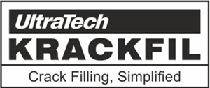 Ultratech Krackfil - Crack Filling, Simplified ( Logo With Tagline) Device mark 7009641 Trademark