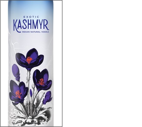 Exotic Kashmyr Indian Natural Vodka (device Mark) Device mark 7022047 Trademark