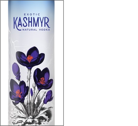 Exotic Kashmyr Natural Vodka (device Mark) Device mark 7022056 Trademark