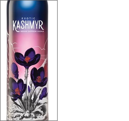 Exotic Kashmyr Indian Saffron Vodka (device Mark) Device mark 7022417 Trademark