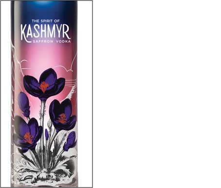 The Spirit Of Kashmyr Saffron Vodka (device Mark) Device mark 7022437 Trademark