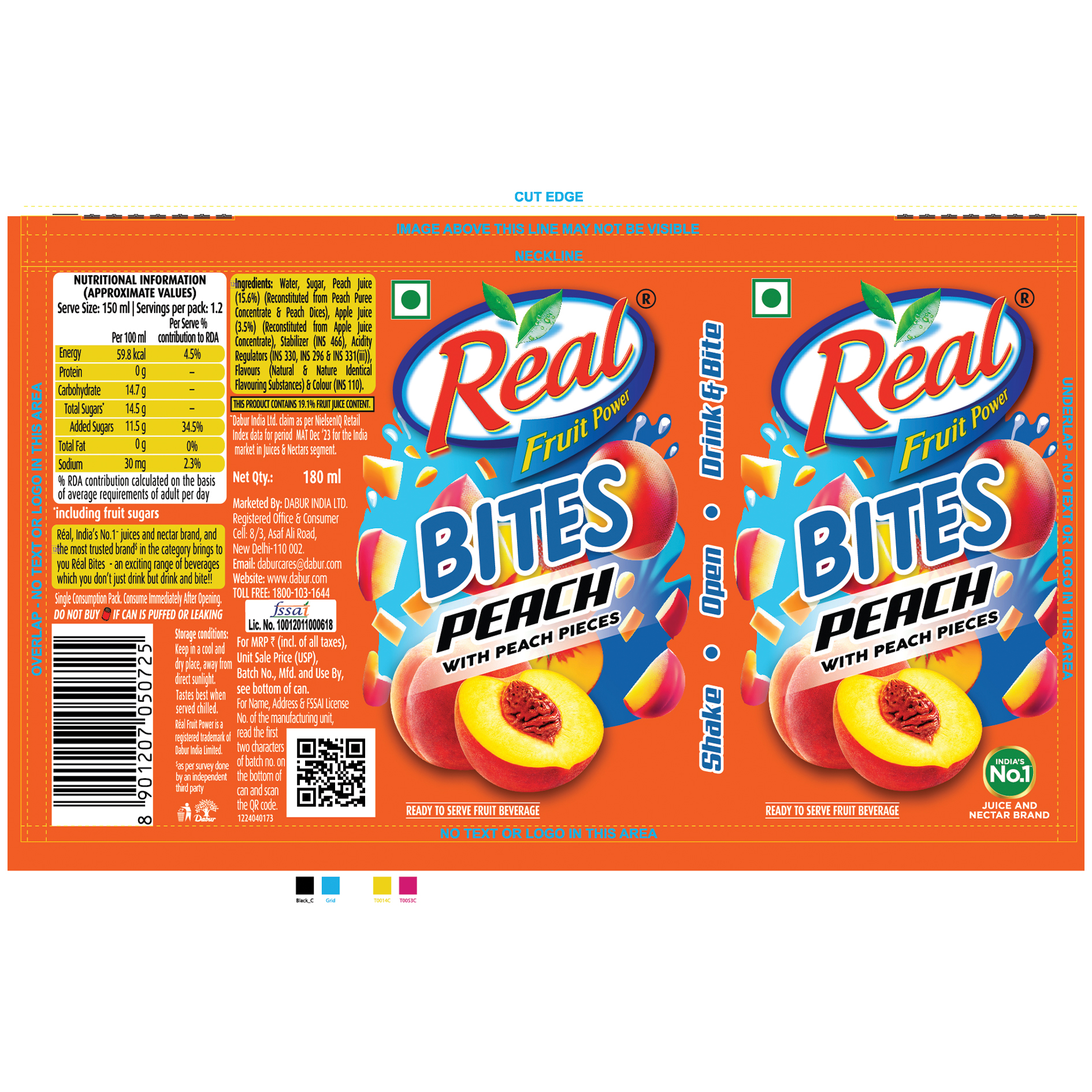 Real Fruit Power Bites Peach Device mark 7042616 Trademark