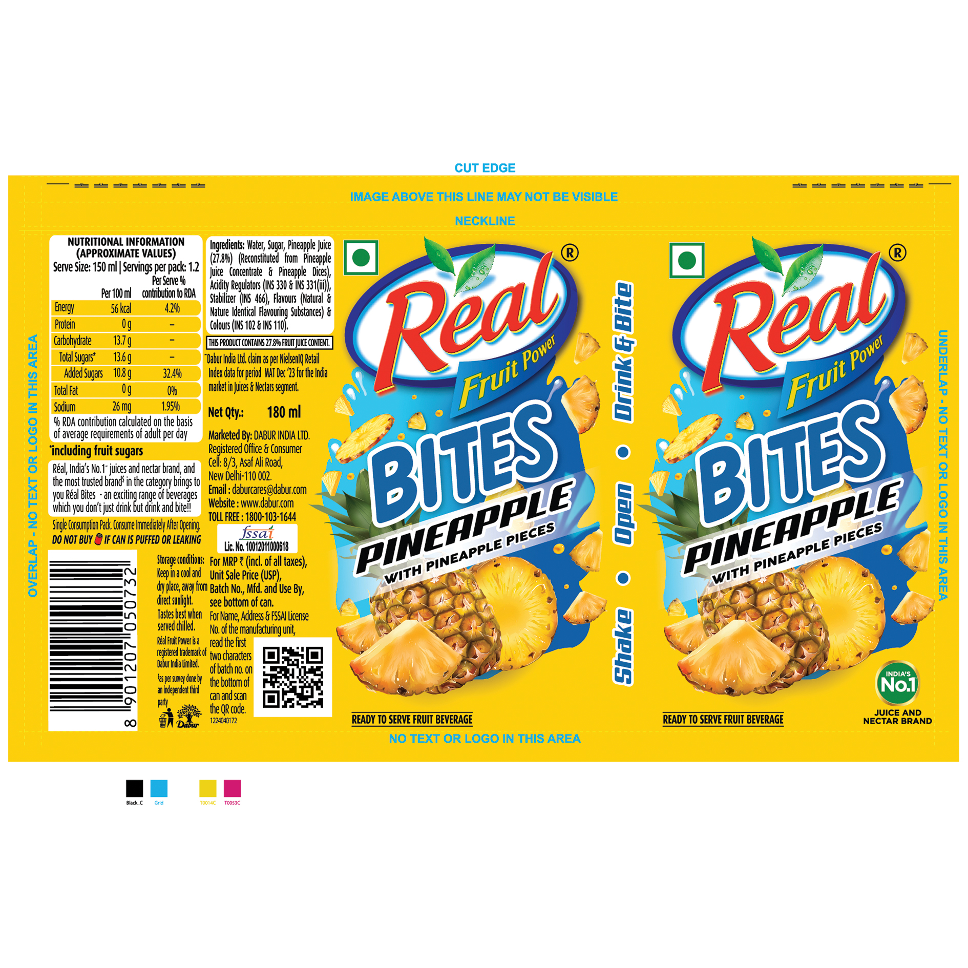 Real Fruit Power Bites Pineapple Device mark 7042658 Trademark