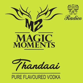 M2 Magic Moments Thandaai Pure Flavoured Vodka Device mark 7050505 Trademark