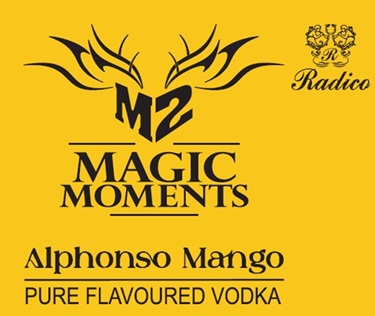 M2 Magic Moments Alphonso Mango Pure Flavoured Vodka Device mark 7050502 Trademark
