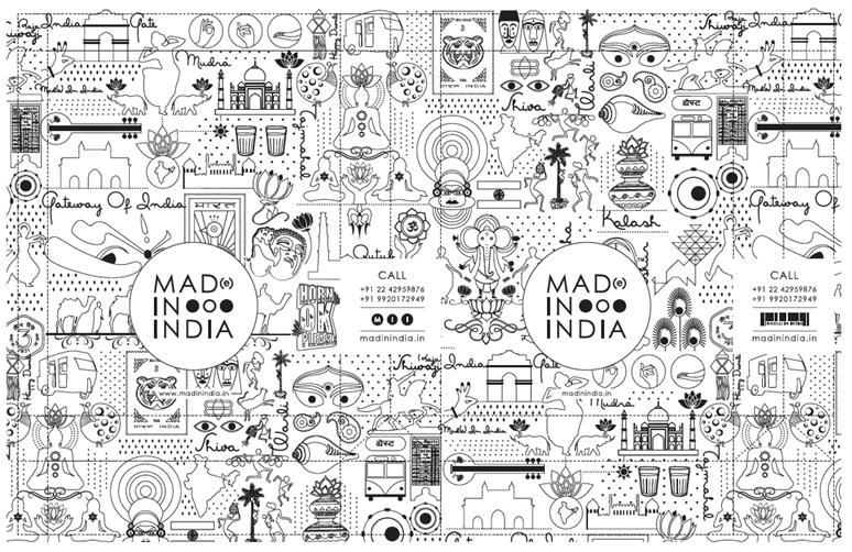 Mad(e) In India Device mark 2508826 Trademark