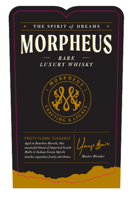 Morpheus Rare Luxury Whisky (device) Device mark 7062575 Trademark