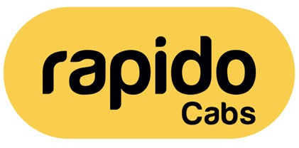 ‘rapido Cabs’ Written In A Stylized Manner With A Unique Font And Juxtaposition Device mark 7068709 Trademark
