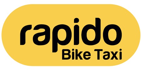 ‘rapido Bike Taxi’ Written In A Stylized Manner With A Unique Font And Juxtaposition Device mark 7068621 Trademark