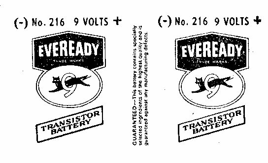 Eveready Device mark 279501 Trademark