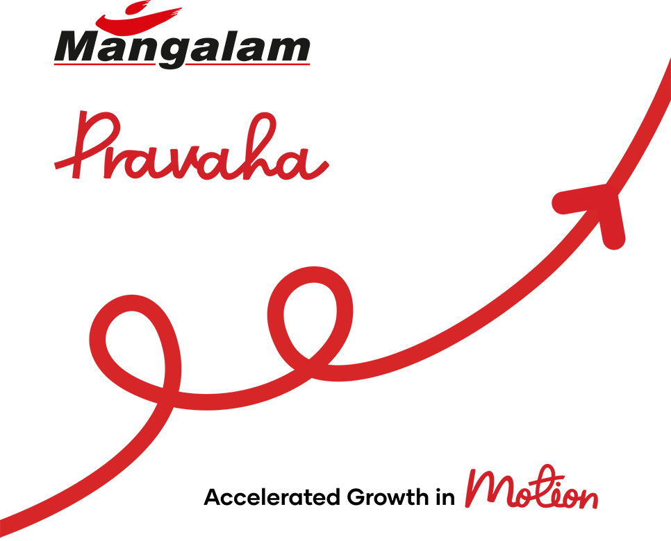 Mangalam Pravaha - Accelerated Growth In Motion With Device Mark Device mark 7091018 Trademark