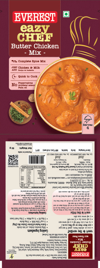 Everest Eazy Chef Butter Chicken Mix Device mark 7090569 Trademark