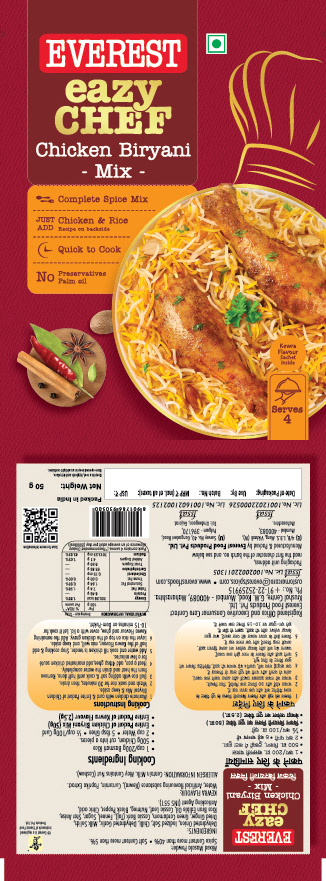 Everest Eazy Chef Chicken Biryani Mix Device mark 7090570 Trademark
