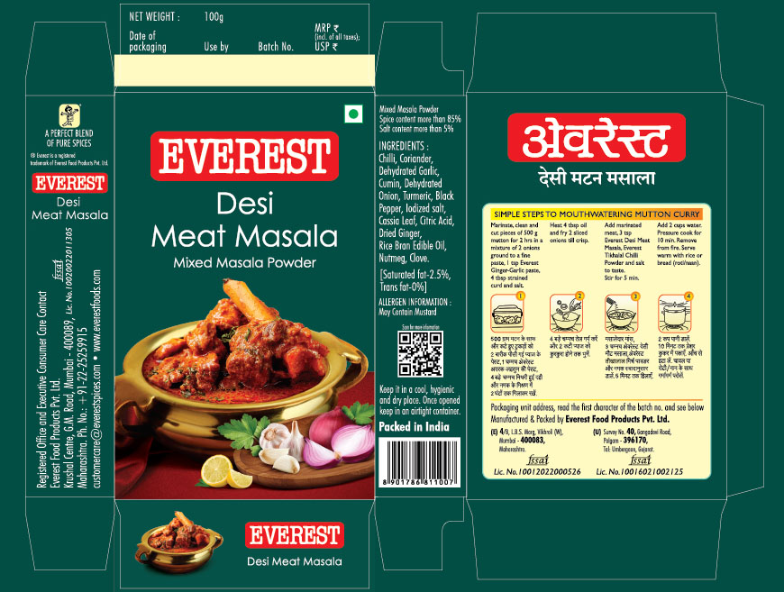 Everest Desi Meat Masala Device mark 7090572 Trademark