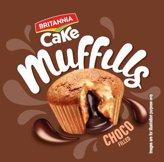 Britannia Cake Muffills Choco Filled Device mark 7102386 Trademark