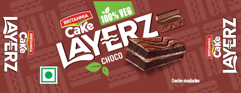 Britannia Cake Layerz Choco Veg Device mark 7110106 Trademark